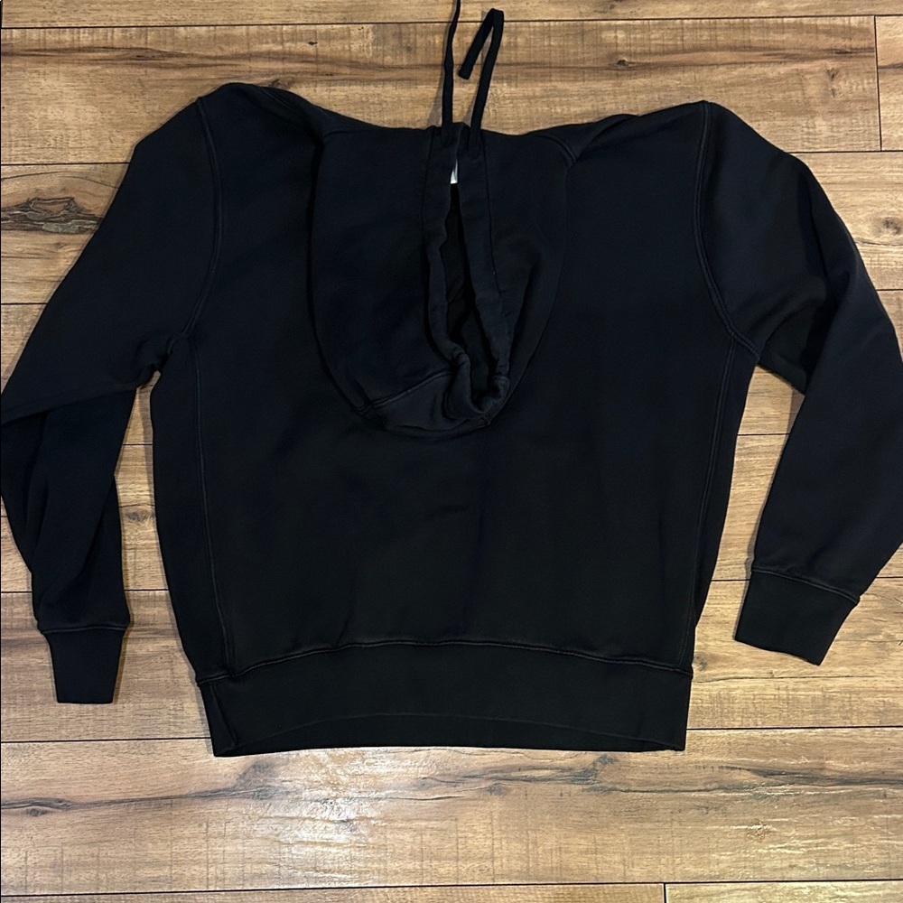 Nike Black and White Men's Hoodie - Picture 3 of 3